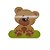 Personagem MDF Urso - 1 unidade - Rizzo - Imagem 1