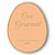 Adesivo "Ovo Gourmet nude" - Ref.2144 - Hot Stamping - Dourado - 30 unidades - Stickr - Rizzo - Imagem 1