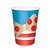 Kit Copos de Papel - Festa Circo - 240ml - 8 unidades - Cromus - Rizzo - Imagem 1