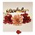Topo de Bolo Flores Tons Marsala - 1 unidade - Amora - Rizzo - Imagem 1