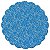 Fundo Rendado Redondo Azul Marinho 7cm - 100 unidades - Cromus - Rizzo Embalagens - Imagem 1