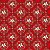 Folha para Ovos de Páscoa Flor de Cacau Vermelho 69x89cm - 5 unidades - Cromus Páscoa - Rizzo Embalagens - Imagem 1