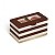 Caixa para 2 brigadeiros 8,5x5x4,5cm Hit Marrom - 10 unidades - Cromus - Rizzo Embalagens - Imagem 1
