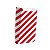 Saquinho de Papel para Pipoca e Hot Dog G 14x8x4cm Listras Vermelho - 50 unidades - Cromus - Rizzo Festas - Imagem 1