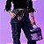 Necessaire Redonda Com Espelho Kuromi - Hello Kitty - 18x20cm - 1 unidade - Rizzo - Imagem 3