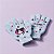 Par de Luvas Para Banho Kuromi - Hello Kitty - 20x18cm - 1 unidade - Rizzo - Imagem 1