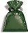 Saco para Presente Metalizado - Dark Green - 35x54cm - 50 unidades - Cromus - Rizzo Embalagens - Imagem 1