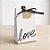 Caixa Special Trapézio Branco Love Felizes para Sempre 7,5x4x13cm  - 08 unidades - Cromus - Rizzo Embalagens - Imagem 1