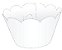 Mini Wrapper Mini Cupcake - Branco - 3cm x 14,5cm - 12 unidades - Nc Toys - Imagem 1