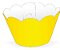 Mini Wrapper Mini Cupcake - Amarelo - 3cm x 14,5cm - 12 unidades - Nc Toys - Imagem 1