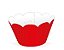 Wrapper Cupcake Tradicional - Vermelho - 5cm x 22cm - 12 unidades - Nc Toys - Imagem 1