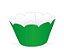 Wrapper Cupcake Tradicional - Verde Bandeira - 5cm x 22cm - 12 unidades - Nc Toys - Imagem 1