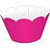 Wrapper Cupcake Tradicional - Pink - 5cm x 22cm - 12 unidades - Nc Toys - Imagem 1