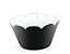 Wrapper Cupcake Tradicional - Preto - 5cm x 22cm - 12 unidades - Nc Toys - Imagem 1
