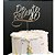 Topo de Bolo Mr Mrs Espelhado Dourado Sonho Fino Rizzo Confeitaria - Imagem 2