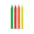 Vela Palito Neon Glitter - 12 unidades - Rizzo - Imagem 1