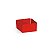 Forminha Reta para Doces Vermelho - 100 unidades - 3,5x3,5x2cm - Cromus Profissional - Imagem 1