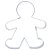 Cortador Gingerbread 1 G Ref. 123 RR Cortadores Rizzo Confeitaria - Imagem 1