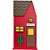 Escola em MDF Vermelho De Festa Junina - 12,5x25cm - 1 unidades - Rizzo - Imagem 4
