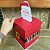 10 Caixa Papel Pop-up Noel Chegou Embalagem De Natal P/ Doce Vermelho - Imagem 4