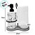 Kit para Banheiro 4 Peças em Cerâmica - Marmore - 350ml - 1 unidade - Rizzo - Rizzo - Imagem 2