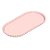 Bandeja Esfera Acrílica Durável Oval - Salmão Candy- 25x13cm - 1 unidade - Rizzo - Rizzo - Imagem 1