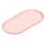 Bandeja Esfera Acrílica Durável Oval - Rosa Candy - 25x13cm - 1 unidade - Rizzo - Rizzo - Imagem 1