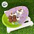 Bandeja de Metal Decorativa de Páscoa - Coelha Happy Easter - 26x18x3cm - 1 unidade - Rizzo - Imagem 2