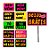Plaquinhas Divertidas - Balada Neon - 10x15cm - 10 unidades - Rizzo - Imagem 1