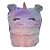 Mochila de Pelúcia Unicórnio - Roxo e Azul - 25x30cm - 1 unidade - Rizzo - Imagem 1