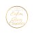 Adesivo "Enfim Bem Casados" - Ref.2200 - Hot Stamping  - 30 unidades - Stickr - Rizzo - Imagem 1
