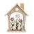 Casa Decorativa Coelhos de Páscoa - 15cm - 1 unidade - Cromus - Rizzo - Imagem 1