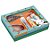 Caixa Kit Confeiteiro Meio Ovo - 150g - Coelhinho Sai da Toca Azul - 1 unidade - Cromus - Rizzo - Imagem 1