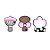Kit Cortador Confeiteiro PP - 3 unidades - RR Cortadores - Rizzo - Imagem 1