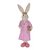 Coelha Decorativa com Pijama e Filhote - Rosa - 1 unidade - Rizzo - Imagem 1