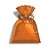Saco Metalizado com Aba Adesiva Laranja 8x8cm - 100 unidades - Cromus - Rizzo Embalagens - Imagem 1