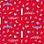 Folha para Ovos de Páscoa Feelings Vermelho 69x89cm - 25 unidades - Cromus - Rizzo - Imagem 1