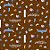 Folha para Ovos de Páscoa Feelings Marrom 69x89cm - 5 unidades - Cromus - Rizzo - Imagem 1