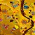 Folha para Ovos de Páscoa Metalizado Contos de Fada Amarelo 69x89cm - 25 unidades - Cromus - Rizzo - Imagem 1