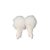 Asa De Anjo Decorativa Branco - 17cm - 1 unidade - Rizzo - Imagem 1