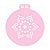 Stencil Mandala - Ref.4081 - 1 unidade - RR Cortadores - Rizzo - Imagem 1