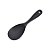 Colher de Silicone 22 cm - Preto  - 1 unidade - Rizzo - Imagem 1