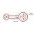 Lacre Adesivo "Que a Vida Seja Doce" - Ref.2161 - Hot Stamping - Rosa - 25 unidades - Stickr - Rizzo - Imagem 1
