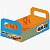 Caixote de Papel Cartão M - Hot Wheels - 3 unidades - Festcolor - Rizzo - Imagem 1