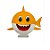 Personagem MDF Baby Shark - 1 unidade - Rizzo - Imagem 1