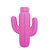 Copo com Tampa e Canudo - Cacto Pink 250ml  - 1 unidade - Rizzo - Imagem 1