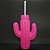 Copo com Tampa e Canudo - Cacto Pink 250ml  - 1 unidade - Rizzo - Imagem 2