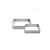 Kit Cortador Inox Retangular - Ref. C5458 - 01 unidade - Confeitudo - - Imagem 1
