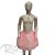 Saia Tule com estampa coração dourado - 30cm - Rosa Bebê - Mod 422 - 01 unidade - Rizzo - Imagem 1