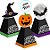 Caixa Cone com Aplique Noite do Terror Halloween 8 Unidades - Cromus - Rizzo - Imagem 2